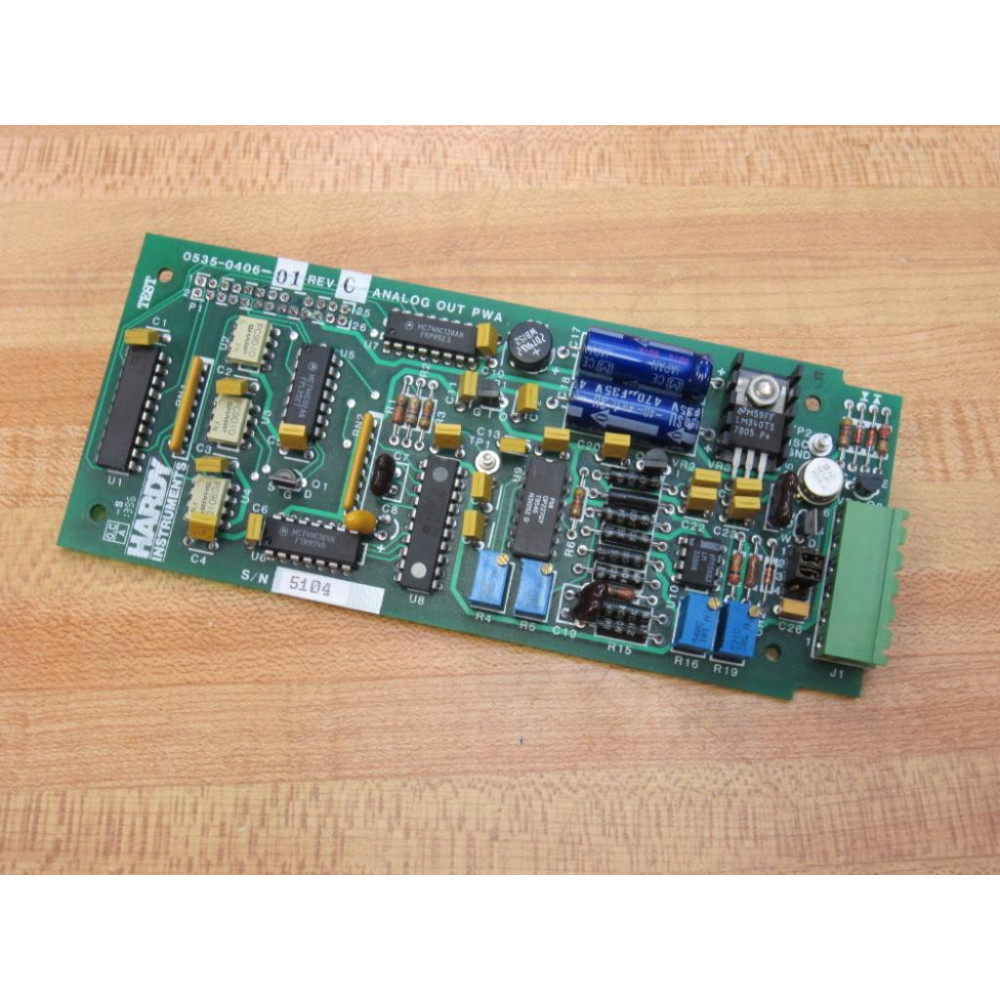 Hardy 0535-0406-01 Analog Out PWA 0535040601 Rev.C - Refurbished Hardy 0535-0406-01 Analog Out PWA 0535040601 Rev.C - Refurbished