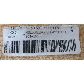 9546K98 Metal-Core Bumper 74.80.837.55.0677A (Pack of 4) - New No Box