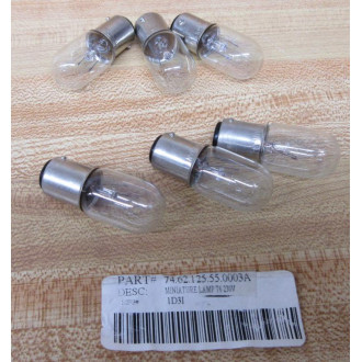 1D3I Miniature Lamp (Pack of 6) - New No Box
