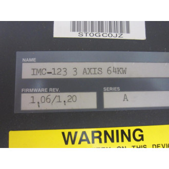 Allen Bradley 1771-HS3A Servo Controller 1771HS3A FWRev.1.061.20 Ser.A - Used