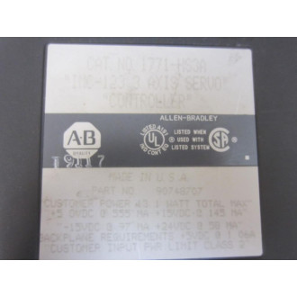 Allen Bradley 1771-HS3A Servo Controller 1771HS3A FWRev.01.0001.10 Ser.A - Used