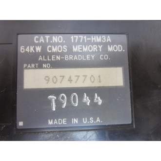 Allen Bradley 1771-HS3A Servo Controller 1771HS3A FWRev.01.0501.20 Ser.A - Used