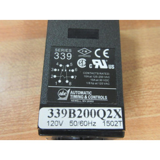 Automatic Timing & Controls 339B200Q2X Timing Relay - New No Box