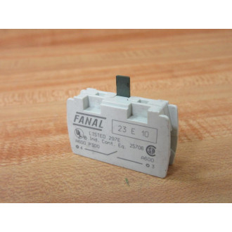 Fanal 23 E 10 Contact Block 23E10 - New No Box