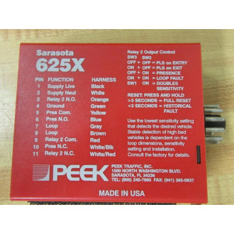 Sarasota 625X Relay 24 VAC - Used