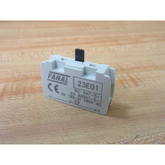 Fanal 23E01 Contact Block - New No Box