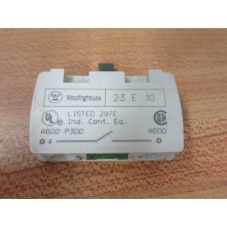 Westinghouse 23 E 10 Contact Block 23E10 - New No Box