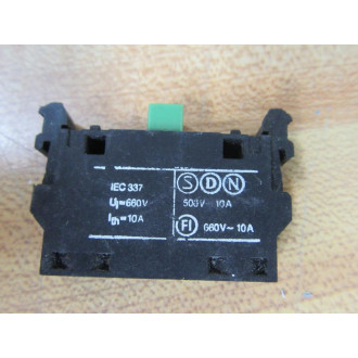 ABB SK 616 001-A Contact Block SK616001A CBK-CB10 660V - New No Box