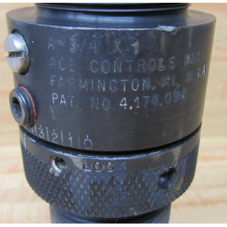 Ace Controls A 34 X 1 Shock Absorber A34X1 WO Nut - Used