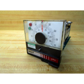 West 1412-0 Temperature Control 14120 Missing KnobCracked Faceplate - Used