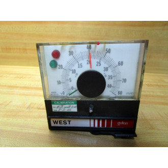 West 1412-0 Temperature Control 14120 Missing KnobCracked Faceplate - Used