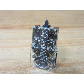 Allen Bradley 800M-XAK Contact Block 800MXAK (Pack of 3) - New No Box