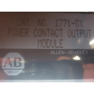 Allen Bradley 1771-OX Module 1771-0X - New No Box
