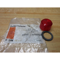 Cutler Hammer 10250TC1N Red Push Button Lens