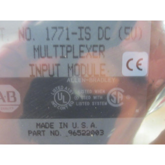 Allen Bradley 1771-IS Input Module 1771-1S - New No Box