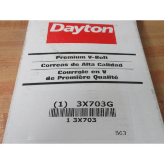 Dayton 3X703G B63 V-Belt 3X703