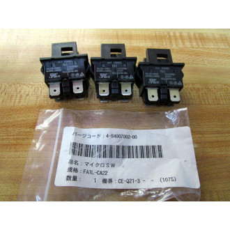 HRS FA1 Door Interlock Micro Switch FA1L-CA22 (Pack of 3)