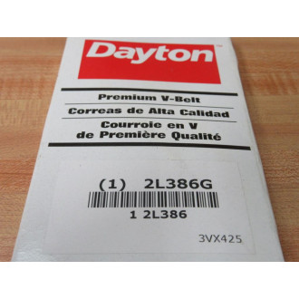 Dayton 2L386G 3VX425 V-Belt 2L386