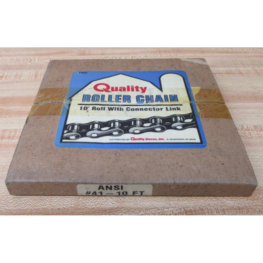 41-1R X 10FT Roller Chain 411RX10FT 41-1R X 10FT Roller Chain 411RX10FT