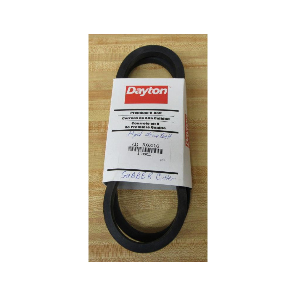 Dayton 3X611G V Belt B53