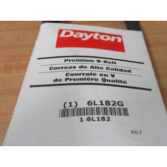 Dayton 6L182G A67 V-Belt 6L182