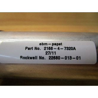 EBM 2166-4-7320A Capacitor 216647320A WSilver Cover - Used