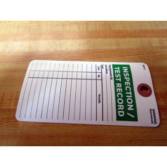 Electromark 34022T InspectionTest Record Tag Kit 5521-C (Pack of 24)