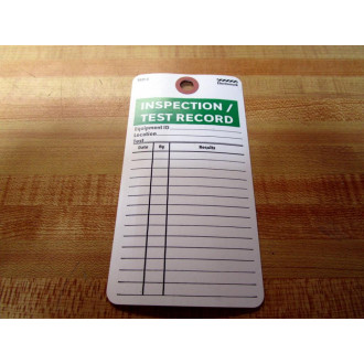 Electromark 34022T InspectionTest Record Tag Kit 5521-C (Pack of 24)