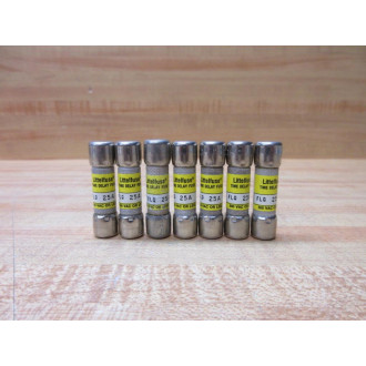 Littelfuse FLQ-25 Fuse Cross Ref 486J34, FLQ025 (Pack of 7) - New No Box