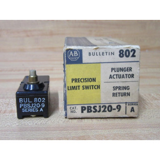 Allen Bradley 802-PBSJ20-9 Limit Switch 802PBSJ209