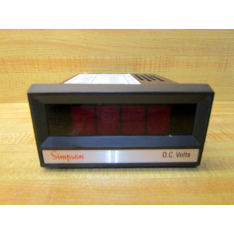 Simpson 2866 24602 Digital Panel Meter 286624602 - Used