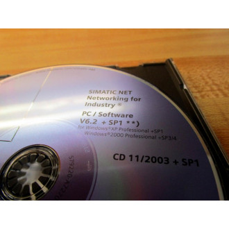 Siemens 6GK1704-0AA07-3AA0 PCSoftware CD 6GK17040AA073AA0 Cracked Case - Used