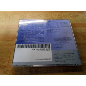 Siemens 6GK1704-0AA07-3AA0 PCSoftware CD 6GK17040AA073AA0 Cracked Case - Used