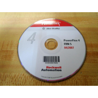 Allen Bradley FRN 5 Powerflex 4 Software CD - New No Box