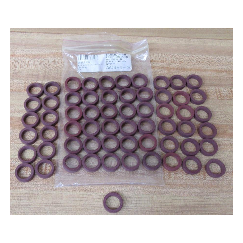 US Bottler Machinery X46645 Spacer 25245 (Pack of 61) - New No Box