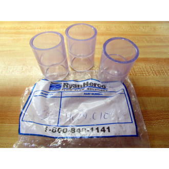 Spears 429-010 1" Clear Pipe Coupling  4029.010 (Pack of 3)