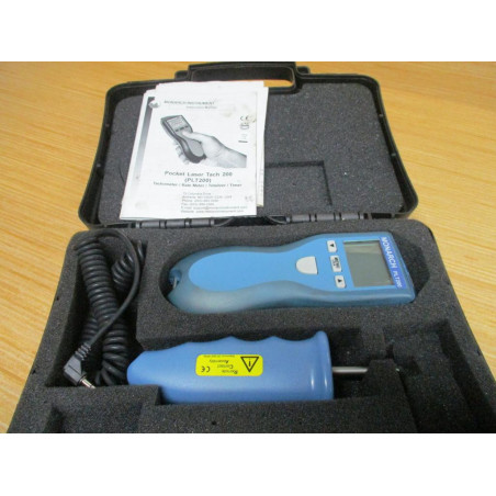 Tachometer Pl200 Monarch PLT200 Laser Tachometer W Case - Used
