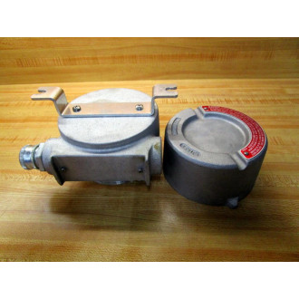 Akron Electric 2441-0022 Explosion Proof Enclosure XJIHS1-6K WO FCEPLT - Used