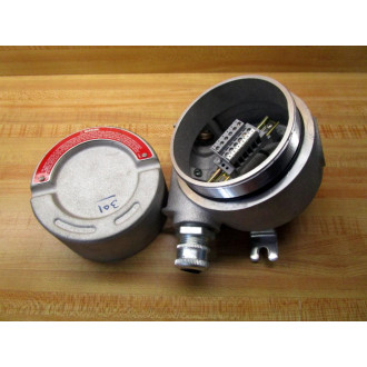 Akron Electric 2441-0022 Explosion Proof Enclosure XJIHS1-6K Single Conn. - Used