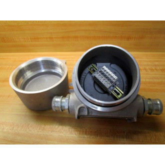 Akron Electric 2441-0022 Explosion Proof Enclosure XJIHS1-6K Dual Conn. - Used