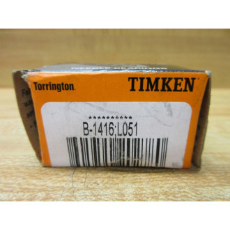 Timken B-1416-L051 Torrington Needle Roller Bearing B-1416 (Pack of 2)