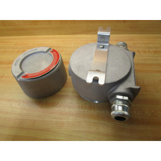Akron Electric 2441-0022 Explosion Proof Enclosure XJIHS1-6K Dual Conn. - Used