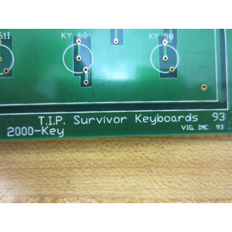 VIG 2000-KEY Chassis Board + Keyboard 2000KEY - Used
