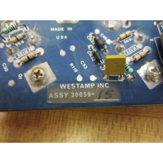 Westamp 30060-17 Circuit Board 3006017 30059-15 - Used