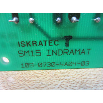 Indramat 109-0730-4B04-03 SM15 Terminal Board 109-0730-4A04-03 - Used