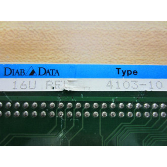 Diab Data 4103-10 Circuit Board 410310 - Used