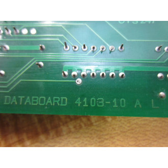 Diab Data 4103-10 Circuit Board 410310 - Used