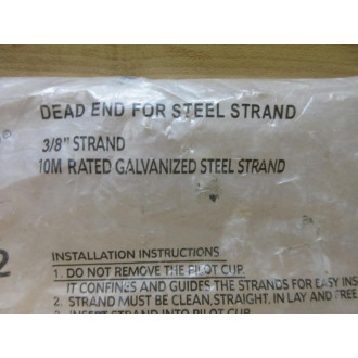 Hubbell GDE-5102 Fargo Automatic Dead End GDE5102