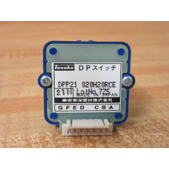 Tosoku DPP21 020H20RCE Switch DP 21H GFED CBA - Used