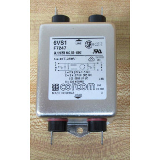 Corcom 6VS1 Power Line Filter - New No Box